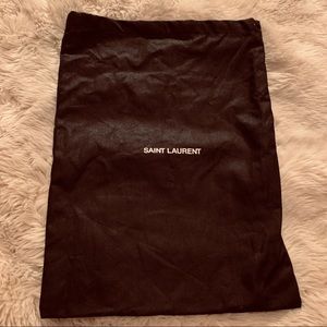 Yves Saint Laurent Black Dust Bag 10”x14” New